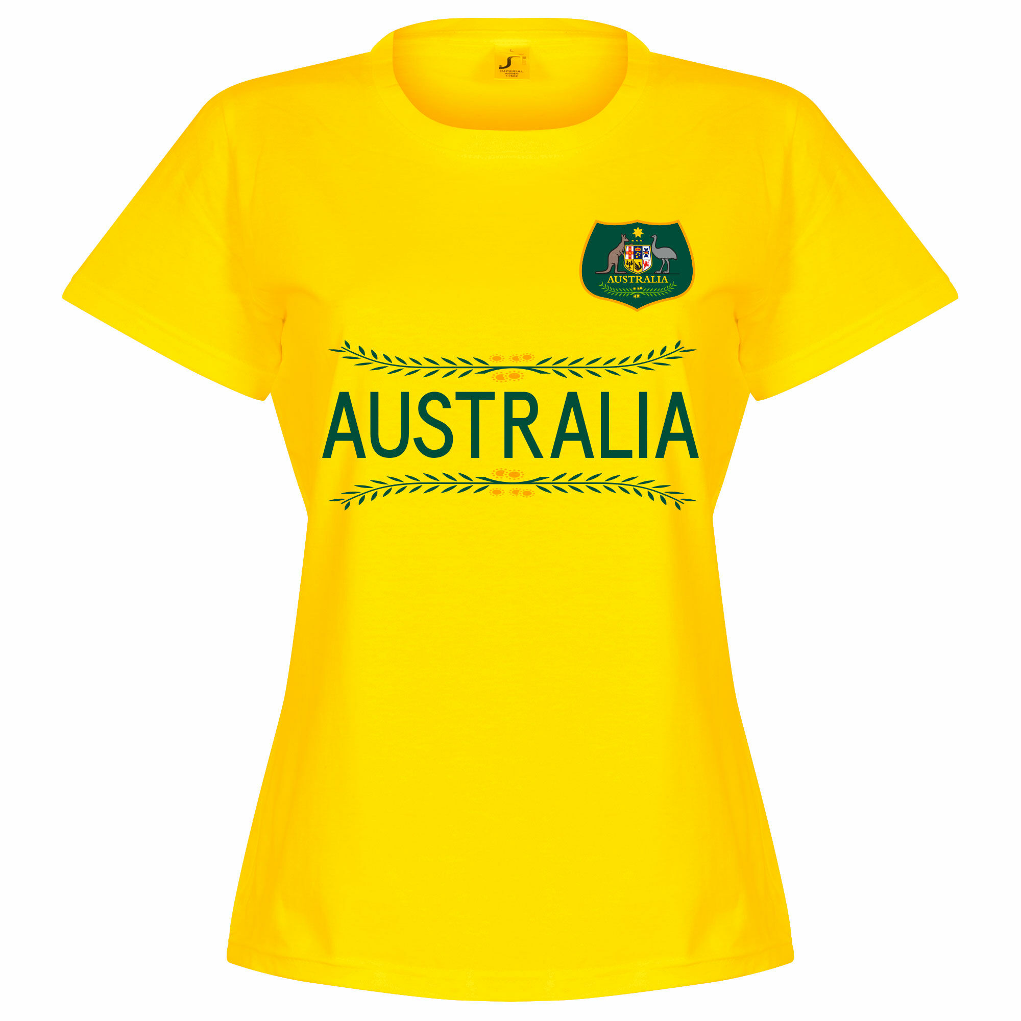 Austrálie - Tričko dámské - žluté