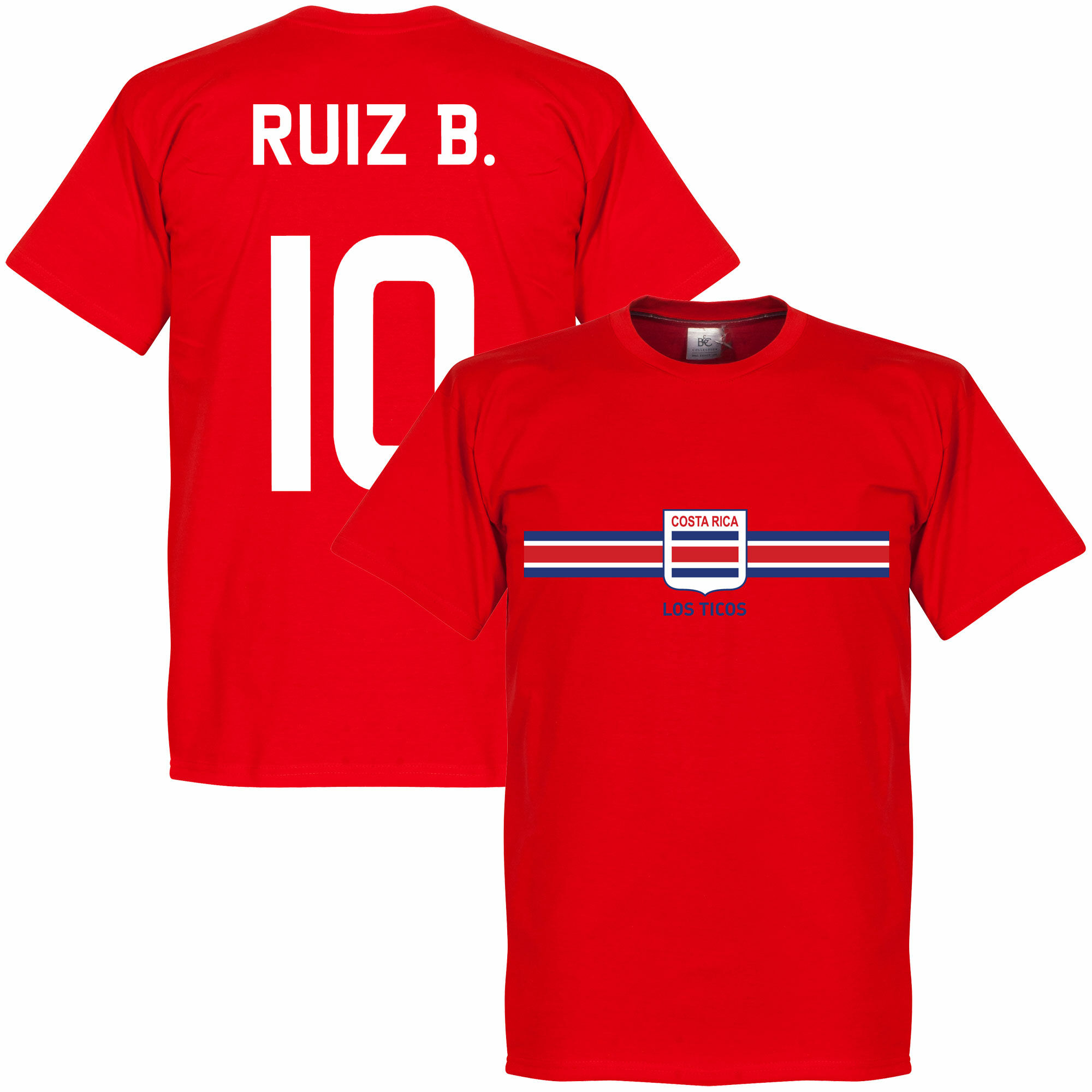 Kostarika - Tričko - červené, Bryan Ruiz