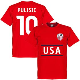 USA Pulisic Team Tee - Red