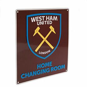 West Ham Changing Room Sign - (22cm x 25cm)