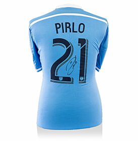 Andrea Pirlo Signed New York City 2016 Home Shirt (Back Signed)