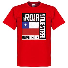 Chile La Roja Es Nuestra Tee - Red