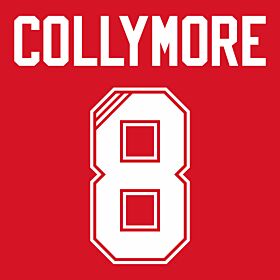 Collymore 8 (Retro Flock Printing) 95-96 Liverpool Home