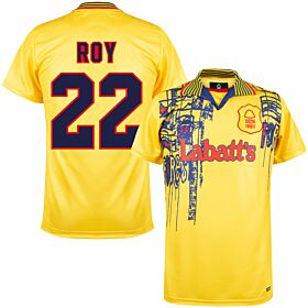 95-97 Nottingham Forest Away Retro Shirt + Roy 22 (Retro Flex Printing)