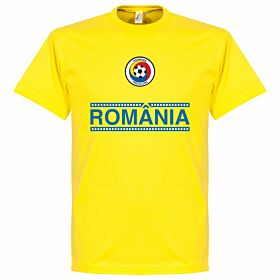 Romania Team Tee - Yellow