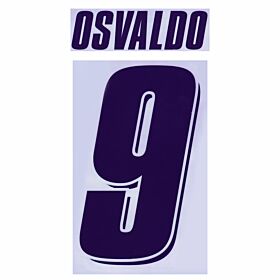 Osvaldo 9 - 07-08 Fiorentina Away Cut-out Vinyl Transfer