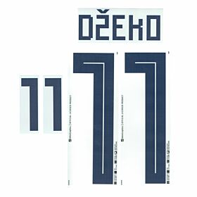 Dzeko 11 - Bosnia Away Official Name & Number 2018 / 2019