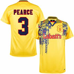 95-97 Nottingham Forest Away Retro Shirt + Pearce 3 (Retro Flex Printing)