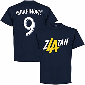 Zlatan Ibrahimovic 9 LA KIDS T-Shirt - Navy