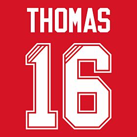 Thomas 16 (Retro Flock Printing) 95-96 Liverpool Home