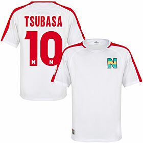 Nankatsu Shirt 2 - White/Red + Tsubasa 10