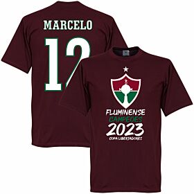 Fluminense Copa Libatadores 2023 Marcelo 12 T-shirt - Maroon