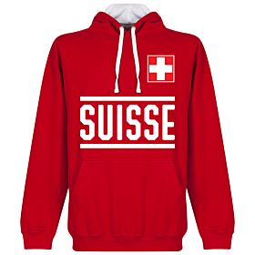 Switzerland Team Hoodie - Red