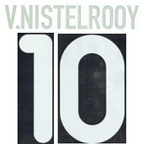 V. Nistelrooy 10 00-01 PSV Eindhoven Home Official Name and Number