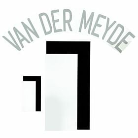 Van der Meyde 7 - 06-07 Holland Home Official Name and Number Transfer
