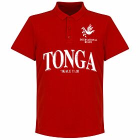 Tonga Rugby Polo Shirt - Red