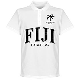 Fiji Rugby Polo Shirt - White