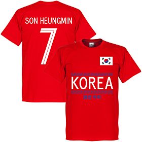 Korea Son Heungmin 7 Team Tee - Red