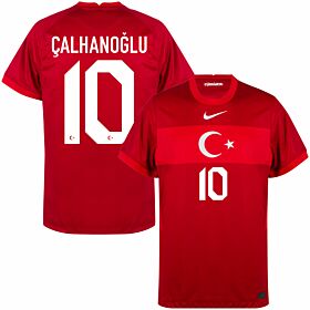 20-21 Turkey Away Shirt + Çalhanoğlu 10 (Official Printing)