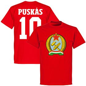 Hungary 1953 Puskas 10 T-Shirt - Red
