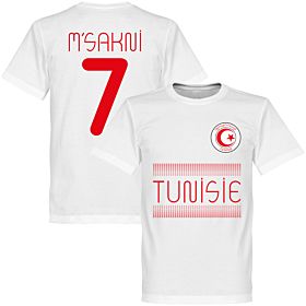 Tunisia Msakni 7 Team Tee - White