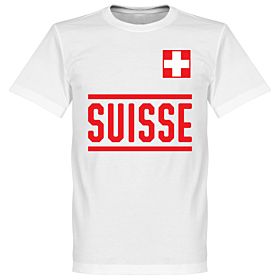 Switzerland Team Tee - White