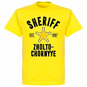 Sheriff Established T-shirt - Lemon Yellow