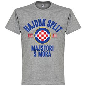 Hajduk Split Established Tee - Grey