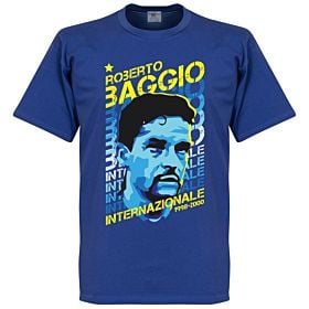 Baggio Inter Portrait Tee - Blue