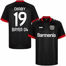 20-21 Bayer Leverkusen Home Shirt + Diaby 19 (Official Printing)