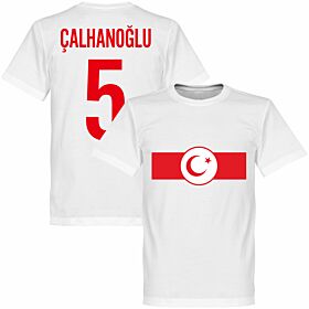 Turkey Banner Calhanoglu 5 Tee - White