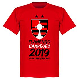 Flamengo 2019 Copa Libertadores Champions T-Shirt - Red