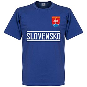 Slovakia Team Tee - Blue