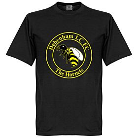 The Hornets Large Crest Tee - Black