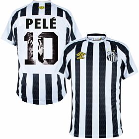 21-22 Santos FC Away Shirt + Pelé 10 (Gallery Style)