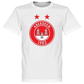 Aberdeen Fan Crest Tee - White