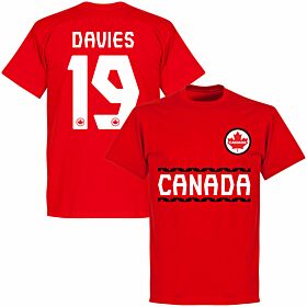 Canada Team Davies 19 T-shirt - Red
