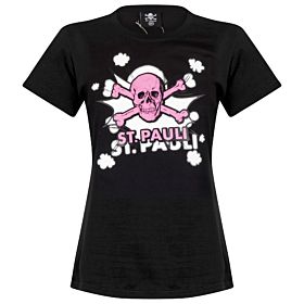 St Pauli Pow Womens T-Shirt - Black
