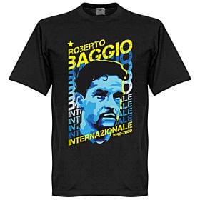 Baggio Inter Portrait Tee - Black