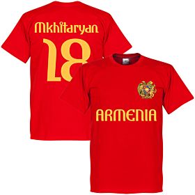 Armenia Mkhitaryan 18 Tee - Red
