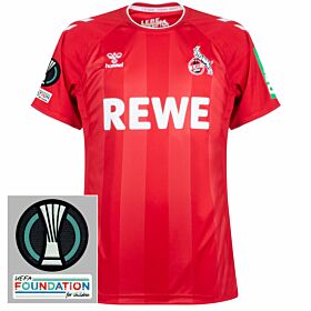 22-23 FC Köln Away Shirt incl. Conference League & Foundation Patches