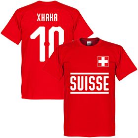 Switzerland Xhaka 10 Team Tee - Red