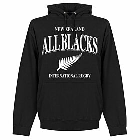 New Zealand All Blacks KIDS Rugby Hoodie - Black
