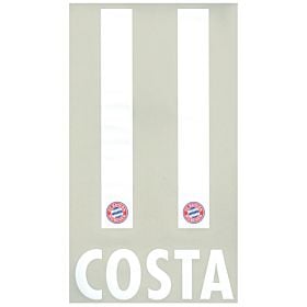 Costa 11 - Bayern Munich Home KIDS Official Name & Number 2016 / 2017