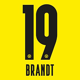 Brandt 19 - 20-21 Borussia Dortmund Home (Official Printing)
