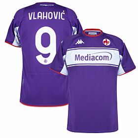21-22 Fiorentina PRO Authentic Home Shirt - (Slim Fit) + Vlahović 9 (Official Printing)