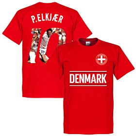 Denmark P. Elkjaer 10 Gallery Team Tee - Red