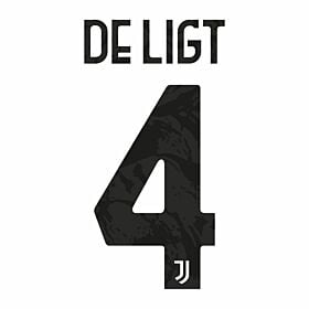 DE LIGT 4  (Official Club Printing) - 20-21 Juventus Home