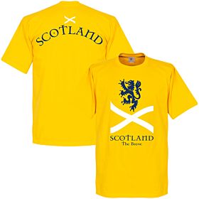 Scotland the Brave Tee - Yellow