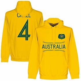 Australia Cahill 4 Team Hoodie - Gold